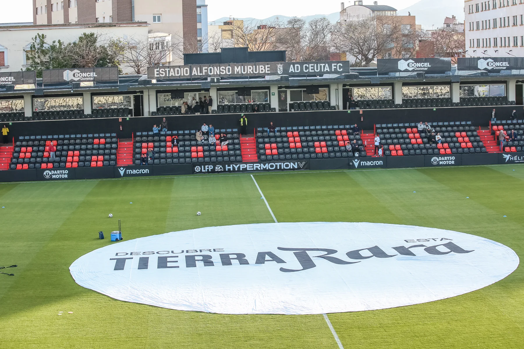 Alfonso Murube stadium, home of AD Ceuta in La Liga 2
